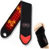 VETOLAKA Riscaldamento senza fili per il polso, 660 nm, con banda termica a luce rossa, massaggiatore manuale elettrico con 3 livelli, batteria da 3000 mAh, massaggiatore manuale, luce rossa, per tutti i