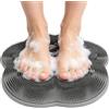Generic Scrubber Piedi Doccia Setole Morbide in Silicone | Tappetino Scrub Massaggiante Per Schiena E Piedi Per Uso Domestico, Bagno, Vasca da Bagno, Dormitorio, Spa, Uomo, Donna,