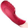 BDSMYEE Ditalino vibrante in silicone con 10 modalità e ventosa tentacolare Unisex