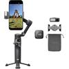 DJI Osmo Mobile 8 Combo + Mic Mini, Advanced Tracking stabilizzatore per smartphone, AI tracciamento nativo con audio e illuminazione