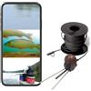 BJdfgE Cattura ogni momento del tuo viaggio di pesca sul ghiaccio con la telecamera for pesci 3 in 1 Port - IP68 impermeabile e registrazione HD luci a 8 LED(7M Fish camera)