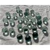 FAIRY TAIL & GLITZER FEE 25 sfere di vetro trasparenti, grandi, trasparenti, 27 mm, 500 g, palline decorative in vetro