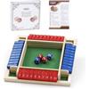 Flero Shut The Box - Gioco a dadi per 4 giocatori - Gioco di tattica e calcolo (Blu & Rosso) - Gioco da tavolo, gioco educativo, gioco didattico per bambini e adulti - 8 dadi
