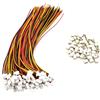 Ulifebet 60 paia 28AWG 150mm Mini Micro JST SH 1.0mm Passo 3 Pin Femmina Connettore e Spina Maschio Cavo Filo per RC Giocattoli PCB LED Strisce Elettrodomestici