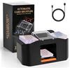 Diealles Shine Mescolatore Carte da Gioco, Mischia Carte Automatico da 1 a 2 Mazzi, 2000mAh Distributore da Gioco per Uno Poker Blackjack Texas Hold'em