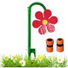 Generico Crazy Dancing Sprinkler, Irrigatore d'acqua rotante a 360 ° per fiori danzanti per prato e giardino, Divertente strumento di irrigazione per bambini e cani, Decorazione del cortile esterno (Rosso)
