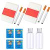 WANGHONGGOGO 4 pcs Bastoncini per bolle di sapone Set, Mini soffia bolle, Macchina per Bolle Portatile, Mini bolle,con soluzione per bolle di sapone,Regalo Divertente, Ideale Per Feste,Compleanni (1)