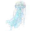 RLOMUTE Peluche Meduse colorate Cuscino giocattolo animale morbido e carino adatto per San regali per feste compagni camera da letto per decorazione per la casa regalo per bambini 5.9 pollici verde