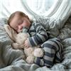 SYP Bambola Reborn Maschio 20 Pollici 50 Cm Neonato Addormentato Con Occhi Chiusi, Pupazzo Interamente In Silicone Morbido Realistico, Regalo Di Natale Perfetto Per Maschi E Femmine