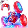 Kssvzz Macchina Telecomandata per Bambini, Spider RC Auto Radiocomandata con Luci | 2.4Ghz Monster Truck Giocattoli, 360°, 4WD RC Auto Acrobatica con Spray per Natale e Compleanno Regalo per Bambino 3-12 Anni