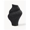 Cooee Design Vaso di design dalla forma organica Isla, alt. 32 cm - Nero