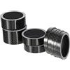 Sumind 11 Pezzi Bici in Fibra di Carbonio Auricolare Distanziale Bicicletta 1-1/8 Pollici 20 15 10 5 3 2 1 mm, 7 Dimensioni