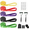 GRIFEMA GA5007 Elastici Palestra 5 Livelli - Fasce Elastiche Fitness