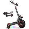 MIWEN Monopattino Elettrico Adulto Scooter - fuoristrada monopattino elettrico Pieghevole 10 Pollici,Batteria 48V 15Ah 35-45KM di Autonomia, Carico Massimo 150KG monopattino elettrico adulti 500W 25KM/H