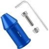 Generic Lega di alluminio 5Mm Filettato Bike Light Clip Staffa di Montaggio per Luce Bici Precisioni Lavorato Facile Installazione Design Ciclismo Holder