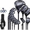 Generic Set completo di mazze da golf da uomo con borsa da carro, design adatto ai principianti, albero in carbonio, borsa standard inclusa