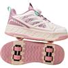 MLYPRU 2 In 1 Scarpe Da Pattinaggio Per Ragazzi E Ragazze, Pattini A Rotelle Con Ruote Luminose, Sneakers Alla Moda, Con Ruote(37 EU,Gray with lights)