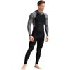 YGMNQAL Mute da 3MM Uomo Neoprene Immersioni Surf Nuoto | Mute da 3MM Uomo Neoprene Immersioni Surf Nuoto Tute complete Tuta sportiva da sub con cerniera for acqua fredda