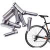 Générique Bicycle Brake Cable End Caps - 10 pezzi in lega di alluminio Cable Caps Set | Universal Road Bike Shifter Wire End Protectors Locking Anti Split Cycling Accessories Kit