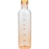 POPETPOP Vetro Borosilicato Borraccia con Scala Trasparente da 500ml