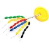 Maxtonser Bobber galleggianti da Pesca ovali Space Bean, connettore Buffer | Bobber galleggianti da pesca in gomma morbida, fermi galleggianti ovali, connettore buffer per impianti