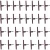 Generic 30 pezzi Metodi Feeder Connettore Anti Groviglio Carpa Pesca Rigs con Girevole Gancio a Linea Aggrovigliamento Metodi Facile da Usare Connettore Alimentatore