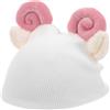 Kisangel Copricasco da Sci Cartone Bianco in Lana per Inverno | Decorazione Originale, Facile da Pulire e Riporre, per Vacanze Invernali e Sci