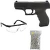 Saigo Defense Confezione Pistola Airsoft G.19 a Molla/Colore: Nero/Materiale: Metallo/Potenza 0,2 Joule/Fornita con Accessori