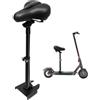 Coniaio Seggiolino per scooter elettrico, ammortizzante, colore: nero | Sella per scooter elettrico pieghevole, altezza regolabile 50-68 cm, portata 100 kg, sella imbottita, per scooter Xiaomi 365