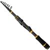 LivGrain Stoccaggio compatto portatile della canna da pesca di viaggio 2.4m | Design ultraleggero da 100 g, lunghezza da chiuso 43 cm, adatto per zaini, ideale per escursioni e viaggi