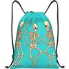 Zelinge Zaino con coulisse Borsa Sport Gym Sack, Gatto Sorpreso, S (14 x | Borsa a tracolla per sport, nuoto, yoga