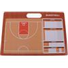 USHOBE Lavagna Tattica da Basket Portatile per Allenamento Allenatore PVC | Tavola per Allenatore e Giocatori, Uso Allenamento Basket, Resiste alla Neve e Non Si Piega