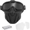 Koyheng Maschera Tattica Airsoft Paintball Maschera Staccabile, con Sistema di Ventilazione Anti-Appannamento Protezione Integrale Traspirante per CS War-Game Combat