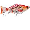 UDHSNJZG Esche Da Pesca 1 pz 10 cm 15,2 g Wobblers Esche da pesca al luccio Sezioni multi snodate Esca dura artificiale Attrezzi for la alla carpa