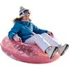 Generico Slittino Gonfiabile Invernale Slitta Neve PVC con Maniglie Antiscivolo | Tubo Invernale Gonfiabile per Ghiaccio e Lago per Uomini Donne Ragazzo Ragazza