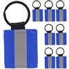 Yangshe 120Pcs Portachiavi Riflettente Tag Alta Visibilità Nylon Lega di | Etichette riflettenti resistenti per una sicurezza in condizioni di scarsa illuminazione. Ideale per zaini