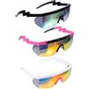 OHPHCALL 3 Pezzi Occhiali da Sole Retrò per Ciclismo 8319 Leggeri in PC | Stile Semplice, Facile da Portare e Riporre, per Montagna e Trekking, per Donne e Uomini