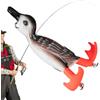 Generic Top Water Duck Arte, Soft Body Duck Lure realistico