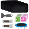 BEAHING Kit Riparazione Trampolino con Toppe Adesive, Per Tappetino Strappi e Fori