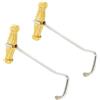 Generic Gancio per stivali da equitazione con manico in legno, per preparazione stabile, strumento di medicazione in metallo con lunghezza totale di 20,3 cm / 7.99in, aiuto per vestirsi in equitazione
