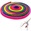 JoyVrindae Corda per saltare ginnastica ritmica 300 cm Corda da ginnastica ritmica | Corda per saltare, lunghezza ottimale, corda da allenamento, superficie liscia e confortevole, 143 g, colore: fitness e sport