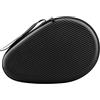 CAZSTYK Custodia per racchetta da per riporre e, Black | Organizer per paddle a guscio rigido con cinturino da polso per giocatori