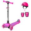 Generic Monopattino per bambini Yvolution a 3 ruote, rosa