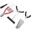 Changor Morsetto per Incordare la Racchetta da Tennis, Design in Acciaio | Include impugnatura comoda, migliore ritenzione della tensione, per racchette da badminton, per le corde