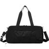 FANSU Borsa Palestra Uomo e Donna Leggera Semplice (Nero) | Borsone da Viaggio Borsa Sportivo con Scomparto per Scarpe e Scomparto Umido, Idrorepellente per Fitness Sport Nuoto Viaggio