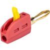 Sharplace Connettore per Cavo Elettrico a Banana da 4 Mm 250 V 32 a 02-25 Mm Ottone PA6 Ad Alta Conduttività per