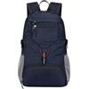 Générique Zaino impermeabile compatto Pieghevole Strisce Riflettenti, Blu | Impermeabile Zaino pieghevole multifunzione sport all'aperto ciclismo arrampicata donna uomo compatto leggero unisex pieno