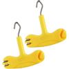 Generic Strumento per pesca alla carpa per spogliarello Leadcore, confezione da 2 accessori compatti con punta a forchetta e gancio per una preparazione rapida in riva al mare, spogliarellista Leadcore