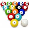Generic Set Palloni Biliardo Calcio, 16 Pezzi in Pelle PU Footpool Soccer Pool | Set Snooker Calcio con 15 Palloni Numerati e 1 Palla Battente per Interni, Esterni, Feste e Attività Familiari