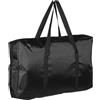 BESTOYARD Borsa Porta Utensili Borsa Pieghevole Portatile in Poliestere per Barbecue Nero Doppia Maniglia e Tracolla e Natale per Attrezzi da Grill, per Stufa